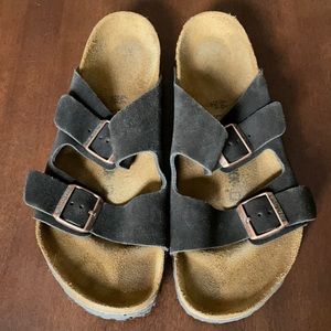 Birkenstock Arizona Suede Mocha Leather 44
